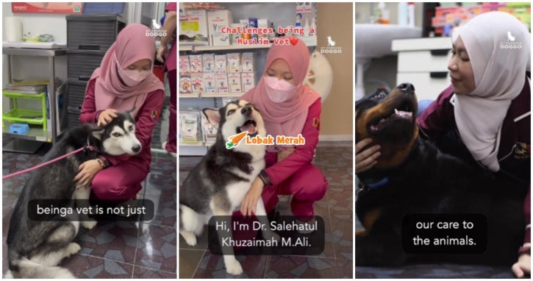 veterinar muslimah dikecam