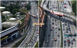 ft federa highway jammed sampai pukul 11