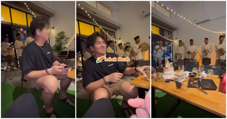 ft sambut bday guna kompang