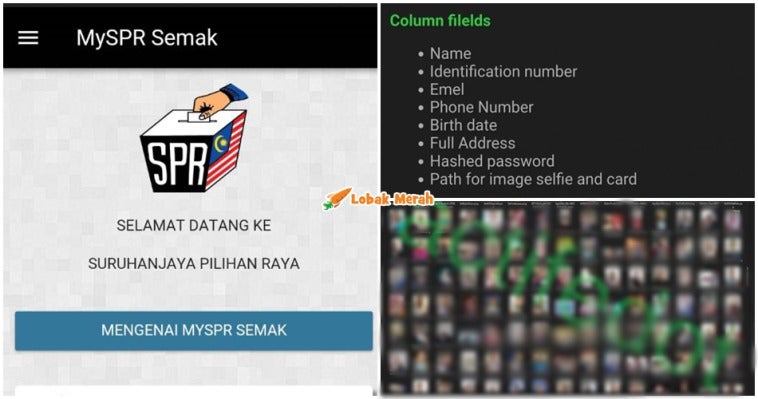 Kebocoran Maklumat Myspr