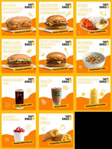 Menu Single Mcdonalds