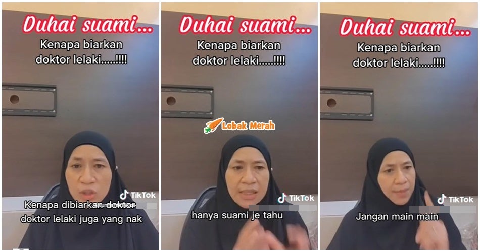 wanita bersalin disambut doktor lelaki