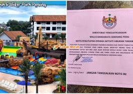 Bertam Waterpark Ditutup Sebab Tak Ada Lesen