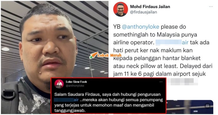 Firdaus Jailan Anthony Loke Delay