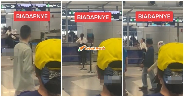 ft wanita megamuk dekat airport