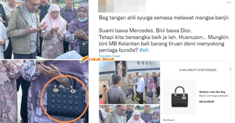 Handbag Dior Isteri Mb Kelantan 1