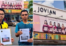 Iklan Jovian Wanita Bengkung Macam Berbikini