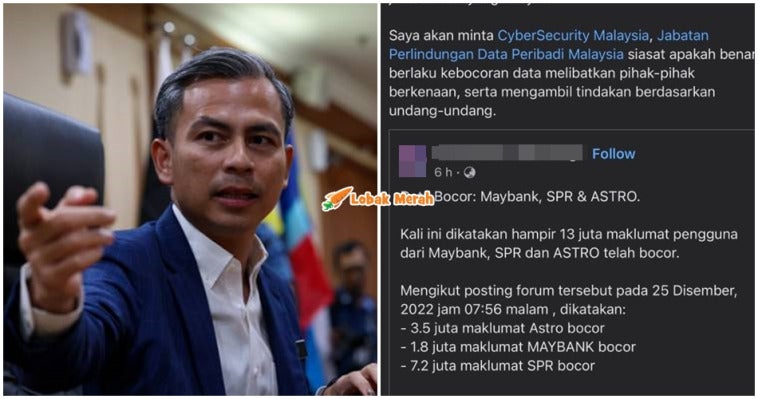 kebocoran data peribadi maybank