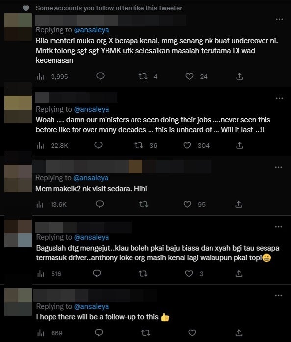 menteri datang melawat