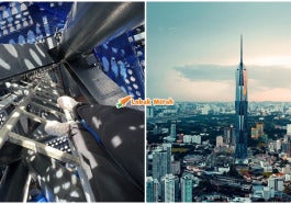 pasangan rusia panjat merdeka 118