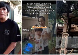 bu eny dan tiko rumah terbengkalai