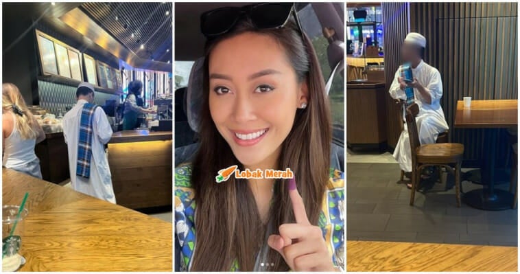 francisca luhong diganggu lelaki berjubah