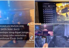 gudang terbakar