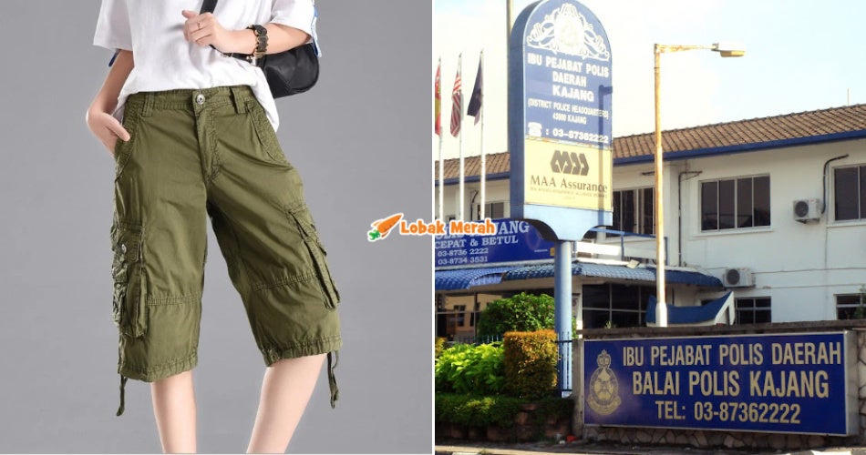 seluar pendek balai kajang