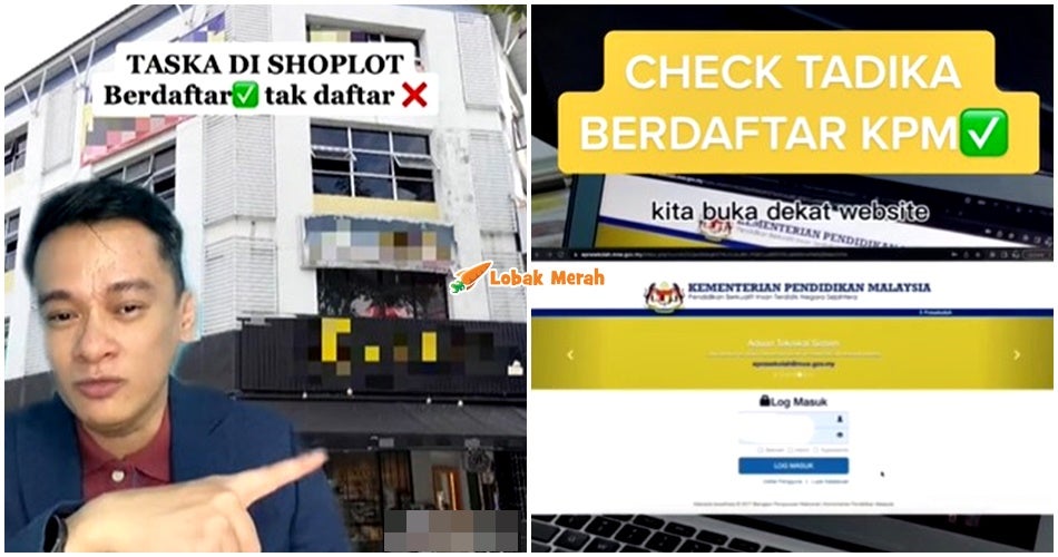 Tadika Di Shoplot Tak Berdaftar