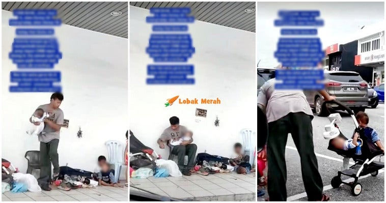 Bapa Bawa Anak Jahit Kasut