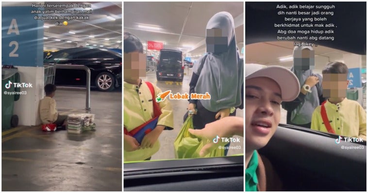 ft netizen sebak dua beradik jual kek