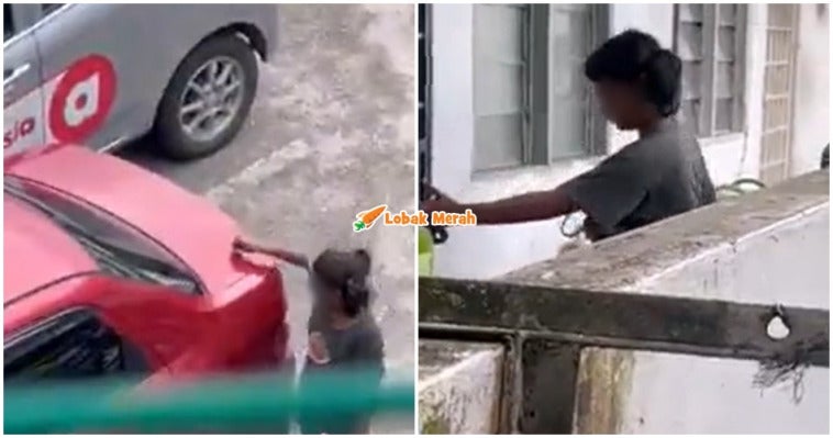 Kanak Kanak Calar Kereta Kecam
