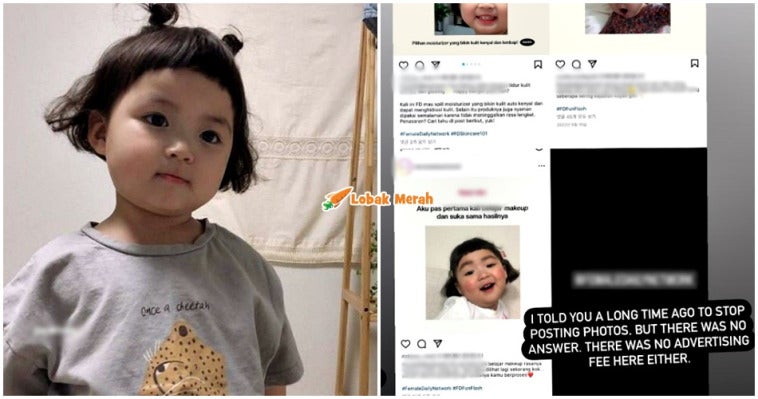 mak rohee minta henti guna gambar anak