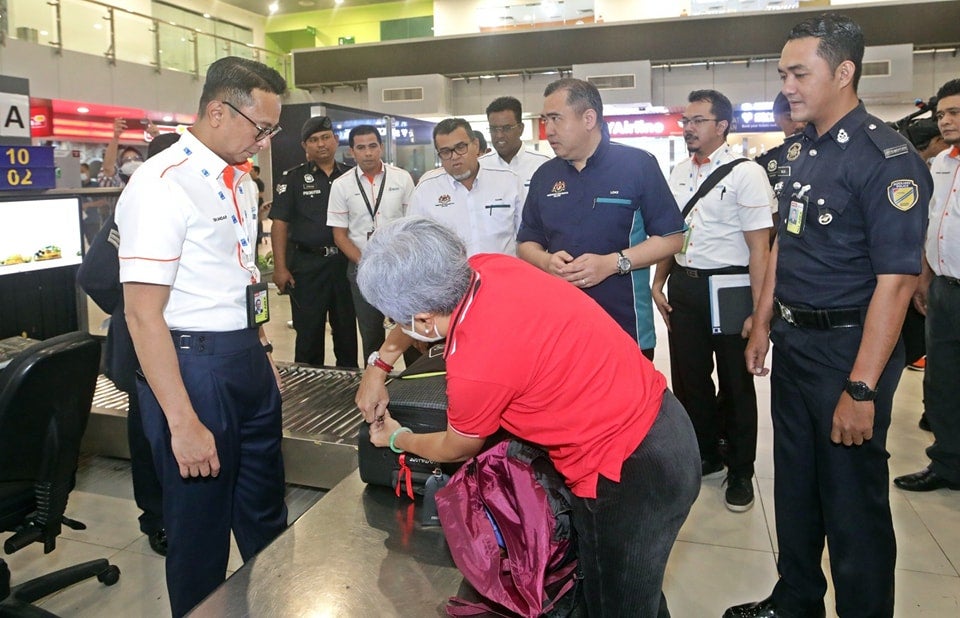 Menteri Pengangkutan Di Klia