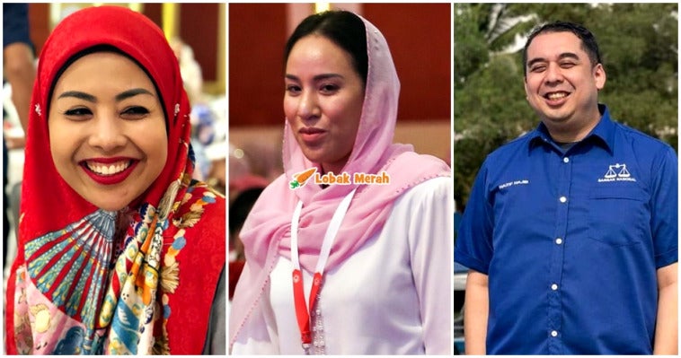 anak anak menteri plotik menang umno