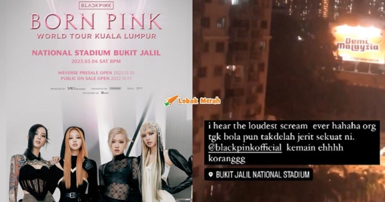 f1 konsert blackpink gegarkan bukit jalil