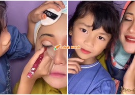 ft budak kecil makeup