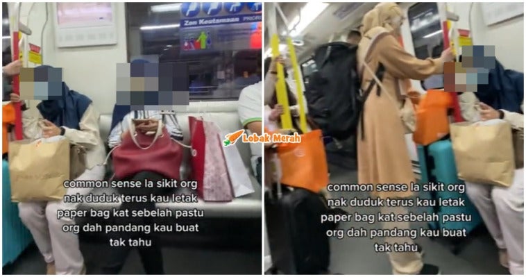 ft wanita selfish LRT