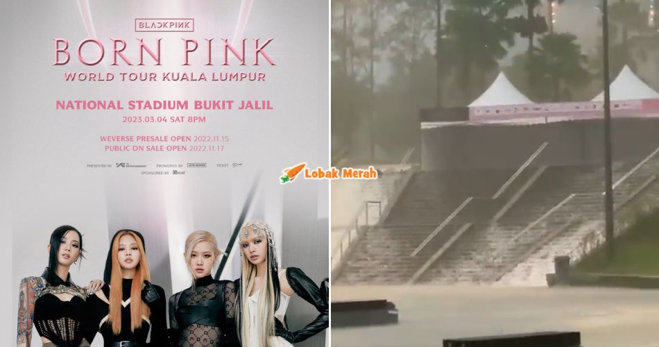 Konsert Blackpink Hujan