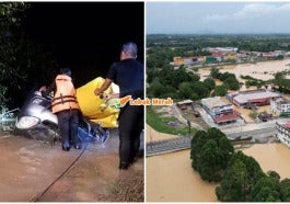Wanita Lemas Kereta Banjir Johor