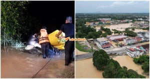 Wanita Lemas Kereta Banjir Johor