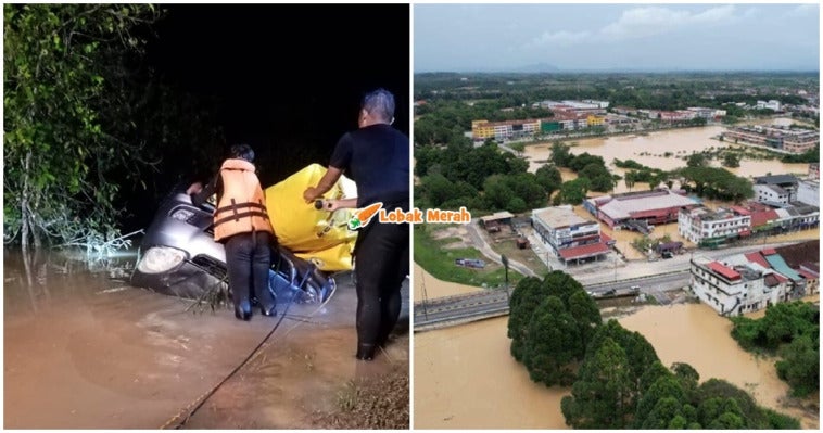 Wanita Lemas Kereta Banjir Johor