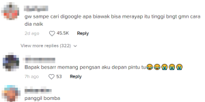 biawak panjat dinding rumah 1