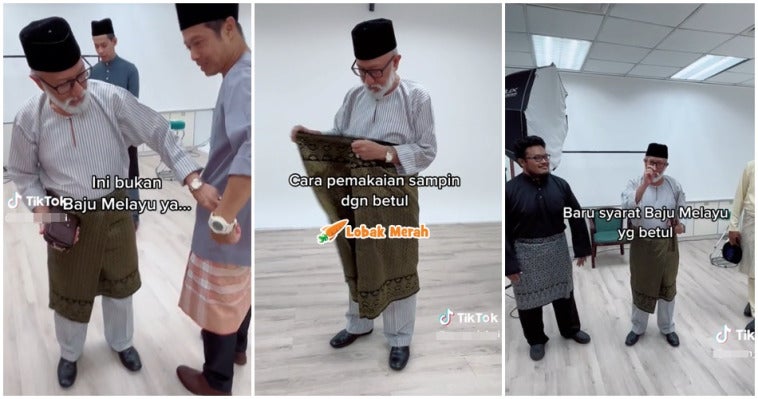 ciri baju melayu sebenar