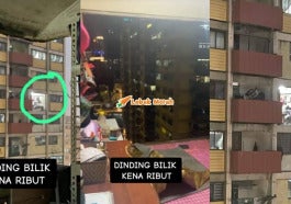 F1 Dinding Tercabut Ribut Kl