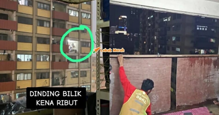 F4 Dbkl Baiki Dinding Tercabut