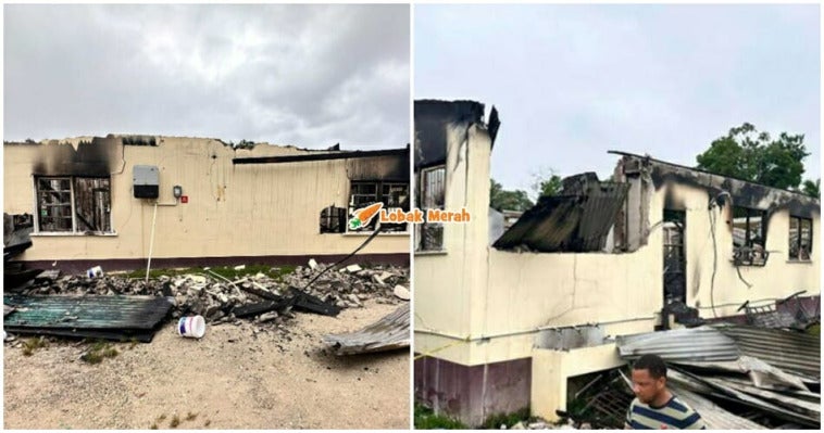 ft asrama terbakar sebab pelajar bakar
