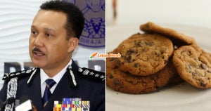 kanak kanak makan biskut ganja