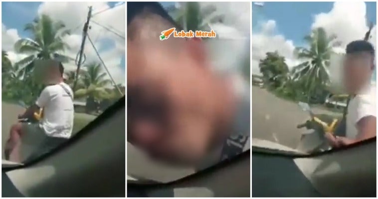 lelaki cium kereta 1