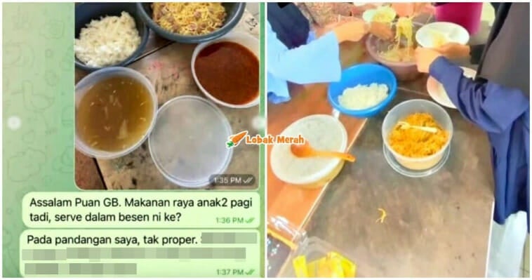 makanan dalam besen