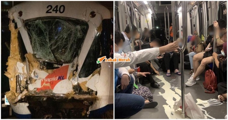 Prasrana Rapid Rail Nafi Cuai Tren Bertembung