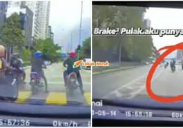 scam jalan raya brek
