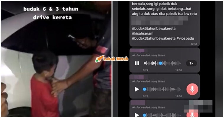 seram kisah budak 6 tahun bawa kereta