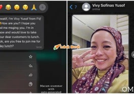 vivy yusof selfie 3 jari
