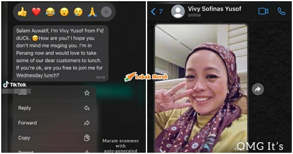 vivy yusof selfie 3 jari