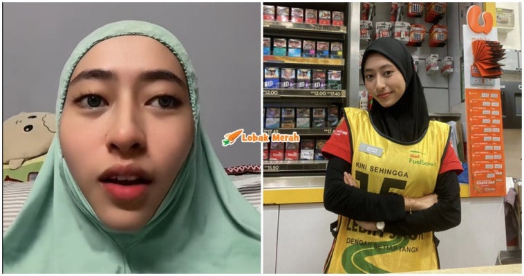 ft gadis diperli pelanggan stesen minyak