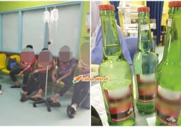 pelajar meninggal minum air spirit