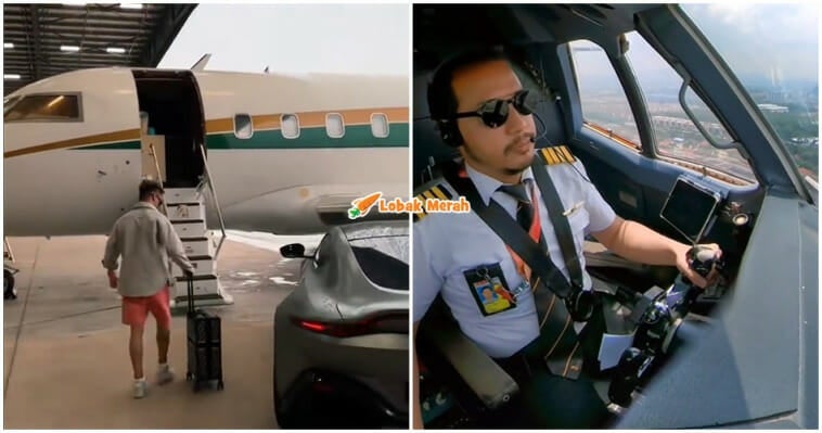 pilot selidik jet peribadi geng trader