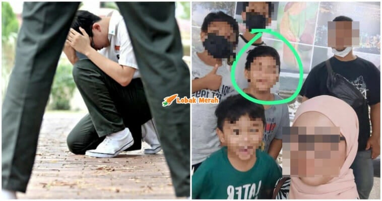 cekik adik suspek buli