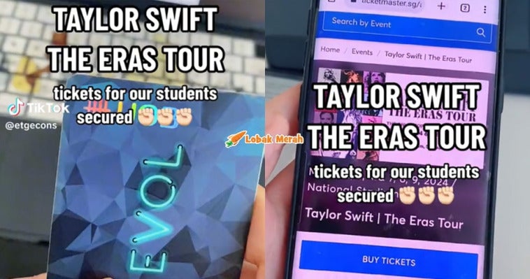 F3 Tiket Konsert Taylor Swift